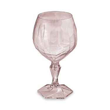 Imagem de Taça Plástica Para Água Suco Chá Gin Festa 350ml Tango Rosa - UZ664 Uz