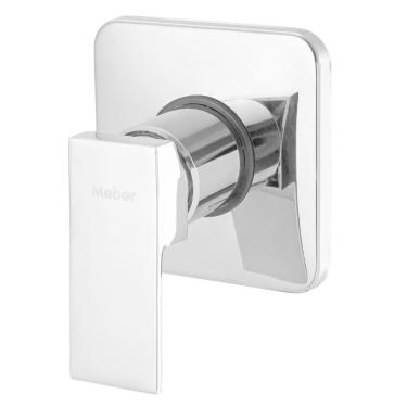 Imagem de Acabamento Monocomando para Chuveiro 2997 C52 Axion Slim Meber Meber Metais Cromado