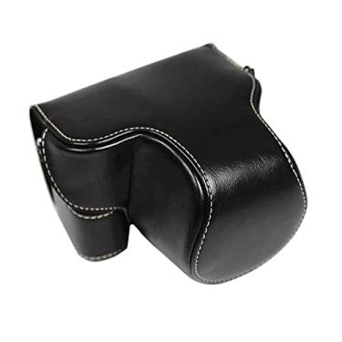 Imagem de Yunchao Acessórios para câmeras Câmera de corpo inteiro PU de couro PU Saco para Sony LCE-7C / Alpha 7C / A7C 28-60mm / 40,5mm Lente Sacos de câmera