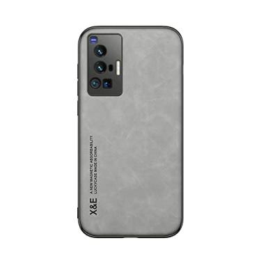 Imagem de Kepuch Silklike Capa para Vivo X70 Pro - Case Placa de Metal Embutida para Vivo X70 Pro - Cinza