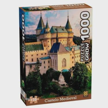 Quebra Cabeça Castelo de Neuschwanstein - 1000 Peças - Grow - Quebra Cabeça  - Magazine Luiza