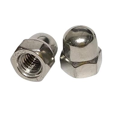 Imagem de Porca Calota Em Inox 304 - M6 Polido, Kit 10 Unidades