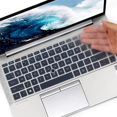 Imagem de Capa de teclado para novo laptop HP EliteBook 840 845 G7 G8 2022 2021 2020 de notebook acessórios de computador teclado protetor pele-transparente