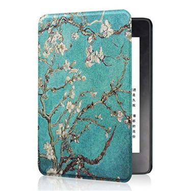 Imagem de Capa para o Kindle Paperwhite 10ª Geração 2018 - Capa inteligente com alça de mão, fecho magnético, hibernar/despertar automático
