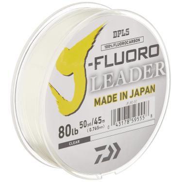 Imagem de Daiwa J-Fluoro Fluorocarbono Líder - 36 kg - 30 metros, transparente