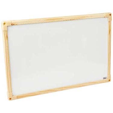 Imagem de Tilibra - Quadro Branco UV Moldura Madeira 90x60cm