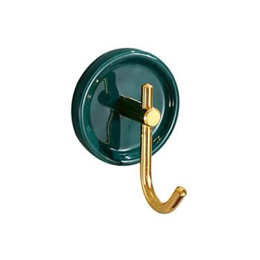 Imagem de KIZQYN Ganchos de casaco cabide montado na parede, cabide de casaco montado na parede, ganchos de parede de metal elegantes modernos, para entrada, banheiro, quarto, cabide de cozinha montado na parede (cor: 1)