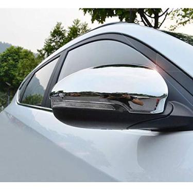 Imagem de JIERS Para Hyundai Tucson 2015-2018, tampa cromada ABS para espelho retrovisor de carro acessórios exteriores moldagem