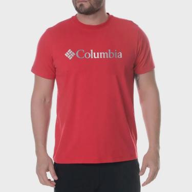 Imagem de Camiseta Columbia Csc Branded Foil Vermelho Masculino