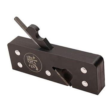 Imagem de Generic Plano de mão portátil de 160 mm, plaina de marcenaria, alisamento de superfície de plaina de porta, plaina manual de aparamento de banco para, PRETO