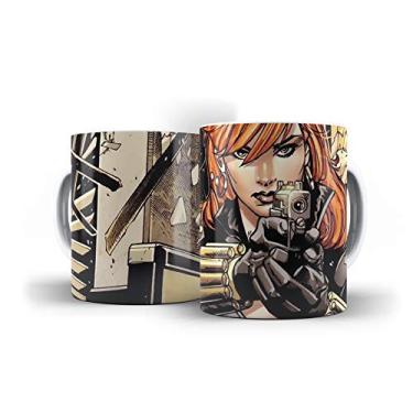 Imagem de Caneca Viuva Negra Mundo Geek Quadrinhos 1