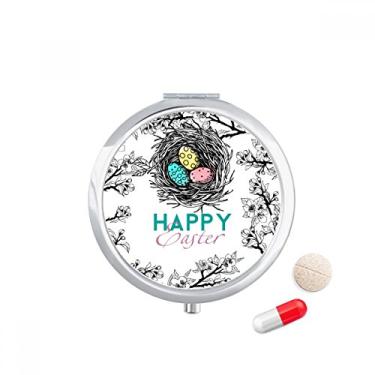 Imagem de Porta-comprimidos, porta-comprimidos, porta-remédios Happy Easter Religion Festival