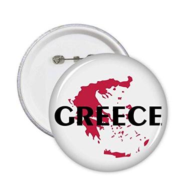 Imagem de Mapa europeu grego mito Art Deco presente moderno pinos distintivo botão emblema acessório decoração 5 peças