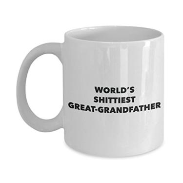 Imagem de Caneca Great-grandfather - Xícara de café - World's Shittiest Great-grandfather - Presente de vovô - Ideia engraçada de