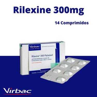 Imagem de Rilexine Palátavel 300Mg 14 Comprimidos Cartelas - Virbac