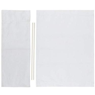Imagem de QANYEGN 1 Conjunto De Substituição De Lona Para Cadeira De Diretor, Conjunto De Acessórios Para Móveis Domésticos Para Cadeira De Diretor De Tamanho Médio(Branco)