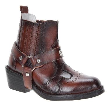 Imagem de Bota de Cowboy Infantil Potro Marrom 19734