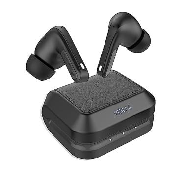 Imagem de Fone de ouvido bluetooth, fones de ouvido sem fio,VILLA, som Hifi, tempo de reprodução 32H, microfone embutido, IPX5 à prova d'água, chamadas cristalinas, som premium (Preto)