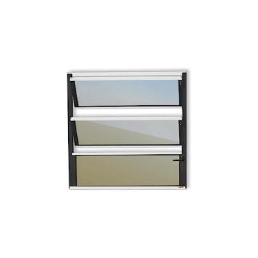 Imagem de Basculante Plus Vidro Reflex 60cm x 60cm Brimak Mix Preto