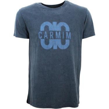 Imagem de Camiseta Carmim Logo Azul Masculina