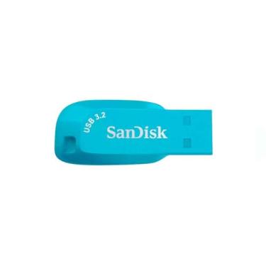 Imagem de Pen Drive Sandisk Ultra Shift 32gb Usb 3.2 Azul - Sdcz410-032g-g46bb