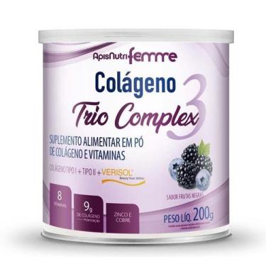 Imagem de Colágeno Trio Complex3 (200G) - Sabor: Frutas Roxas - Apisnutri
