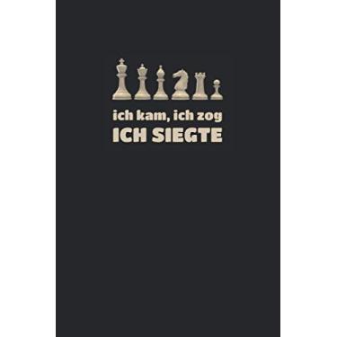 Imagem de Mein Schachbuch: Ich kam, ich zog, ich siegte: Schach Notation - 100 Partieformulare - Geschenk für Schachspieler schw.