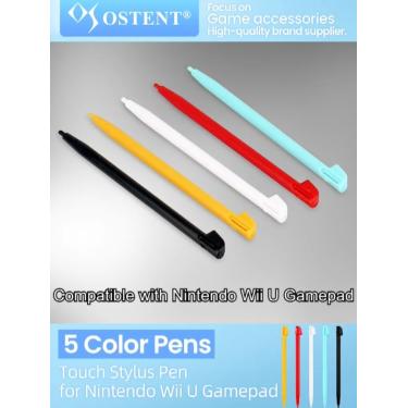 Imagem de OSTENT-Touch Stylus Pen para Nintendo Wii U Gamepad  Colorido Game Touch Pen  Caneta manuscrita