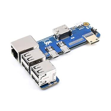 Imagem de ZEZEFUFU Placa de expansão de porta de expansão USB 2.0/1.1 de 4 vias, mini HDMI para HDMI, adaptador de placa de expansão para Raspberry Pi, para Orange Pi