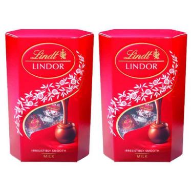 Imagem de Kit Bombons De Chocolate Suiço, 2 Caixas De 200G, Lindor - Lindt