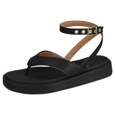 Imagem de Sandalia Vizzano 6506.103 Papete Anabela Dedo Flatform Feminino