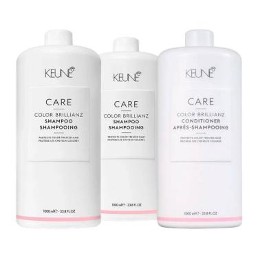 Imagem de Kit Keune Color Brillianz 2x Shampoo 1000ml, Condicionador 1000ml