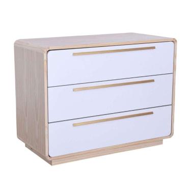 Imagem de cômoda wave 3 gv nature e branca