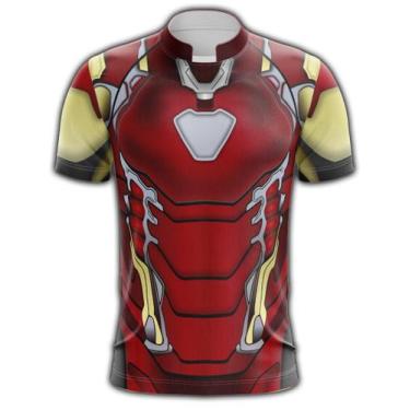 Imagem de Camiseta Personalizada Super - Heróis Homem De Ferro - 040 - Elbarto P