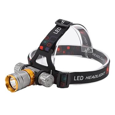Imagem de Farol De Cabe?a De LED, Lanterna De Farol ¨¤ Prova D'¨¢gua IPX8, Lanterna De Farol De Luz De 5 Modos, Lampada De Cabe?a De LED Super Brilhante De 1500LM, Farol De Mergulho De Liga De Alum¨ªnio Para
