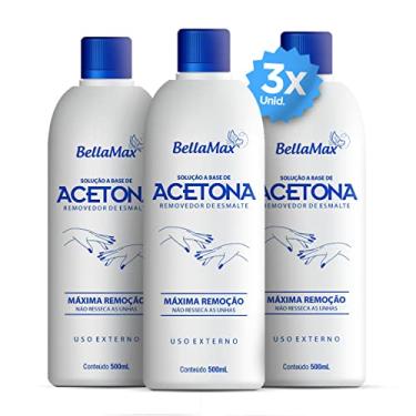 Imagem de Kit Acetona Removedor de Esmalte 500mL (500 mL, 3)
