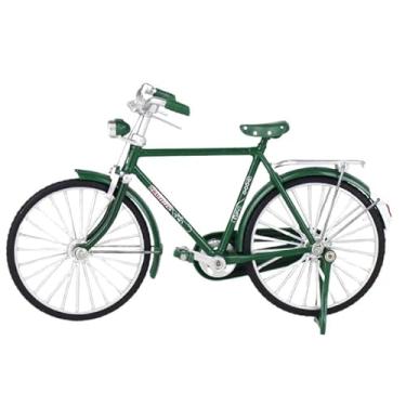 Imagem de Power Toys TECH - Bicicleta de Antiga Retro em Miniatura : Detalhes Autênticos em Escala Reduzida para os Amantes de Bocicletas Antigas 1:8 (Verde)