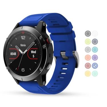 Imagem de BaayCerrie Compatível com pulseiras de relógio Fenix 6, pulseira de relógio Garmin de 22 mm de substituição para Fenix 5/Fenix 5 Plus/Fenix 6/Fenix 6 Pro/Fenix 7/Forerunner 935/Forerunner 945/Approach