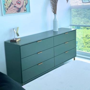 Imagem de Cômoda 6 Gavetas Mdp/mdf Dm-243 Verde Oliva