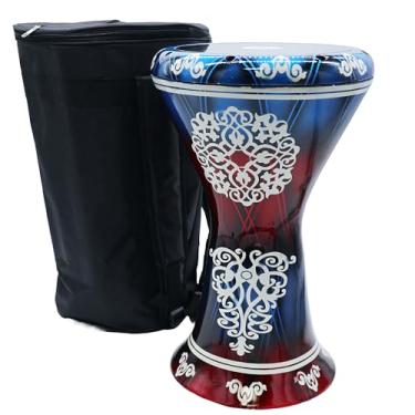 Imagem de Darbuka estilo egípcio Sombaty Horizon Zaza Percussion de 45 cm com cabeça de tambor de 23 cm (vermelho líquido-22.3 cm)