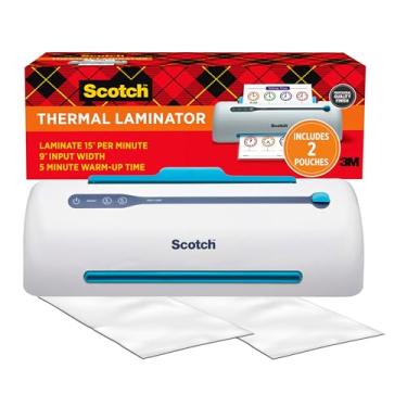 Imagem de Laminador térmico Scotch Pro, tecnologia Never Jam Automaticamente Previne itens mal alimentados, 2 sistemas de rolo (TL906)