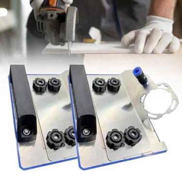 Imagem de Suporte de esmerilhadeira angular para corte de chanfro de ladrilhos de 45°, esmerilhadeira angular 2024, suporte de esmerilhadeira angular de aço inoxidável, ferramenta de chanfro, esmerilhadeiras an