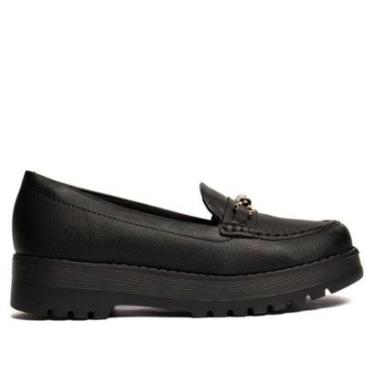 Imagem de Mocassim Feminino Modare com Detalhe de Strass Preto-Feminino