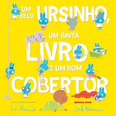 Imagem de Um belo ursinho, um baita livro e um bom cobertor
