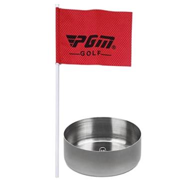 Imagem de YIJU de aço Inoxidável para Taça de Golfe Durável para de Putter Batidas Acessórios de Treinamento Quintal, 4cm