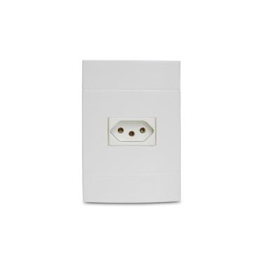 Imagem de Conjunto Tomada 2P+T 20A 250V Pl/Br Prm444731, Schneider Electric, Branco