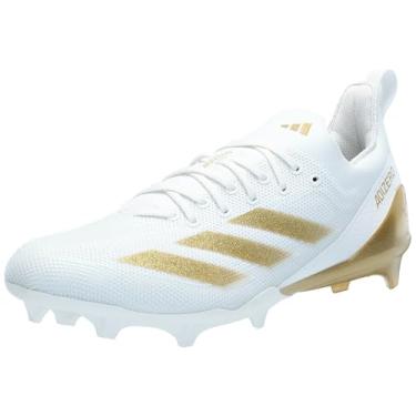 Imagem de adidas Tênis masculino Adizero Ghost, Branco/dourado metálico/branco, 46