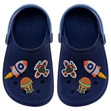 Imagem de Sandalia Babuche Moda Infantil Nº 19 ao 36 Chinelo Menino Calce Fácil 12.18 (Azul Marinho, BR, Criança de 1 a 3 anos, Numérico, 20)