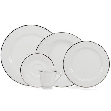 Imagem de Aparelho de Jantar 30 Peças Itamaraty Prata Schmidt