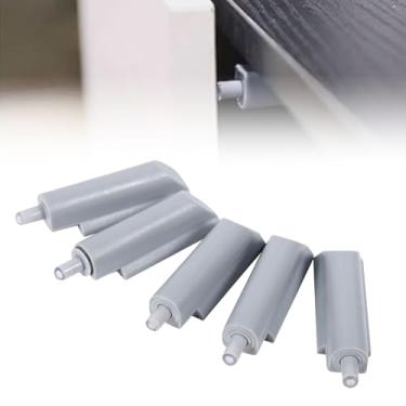 Imagem de 10 peças de amortecedor de porta aberta, amortecedor de porta, gaveta de ponta de plástico macio, silencioso, fechado, amortecedor, buffers com parafusos para armário de porta